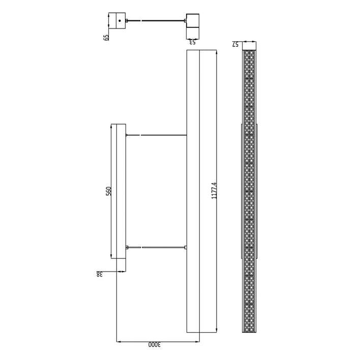 Lampada LED 28W sospensione pendente dimmerabile angolo luce 24gradi ufficio scrivania 4000K con alimentatore 230V NERO