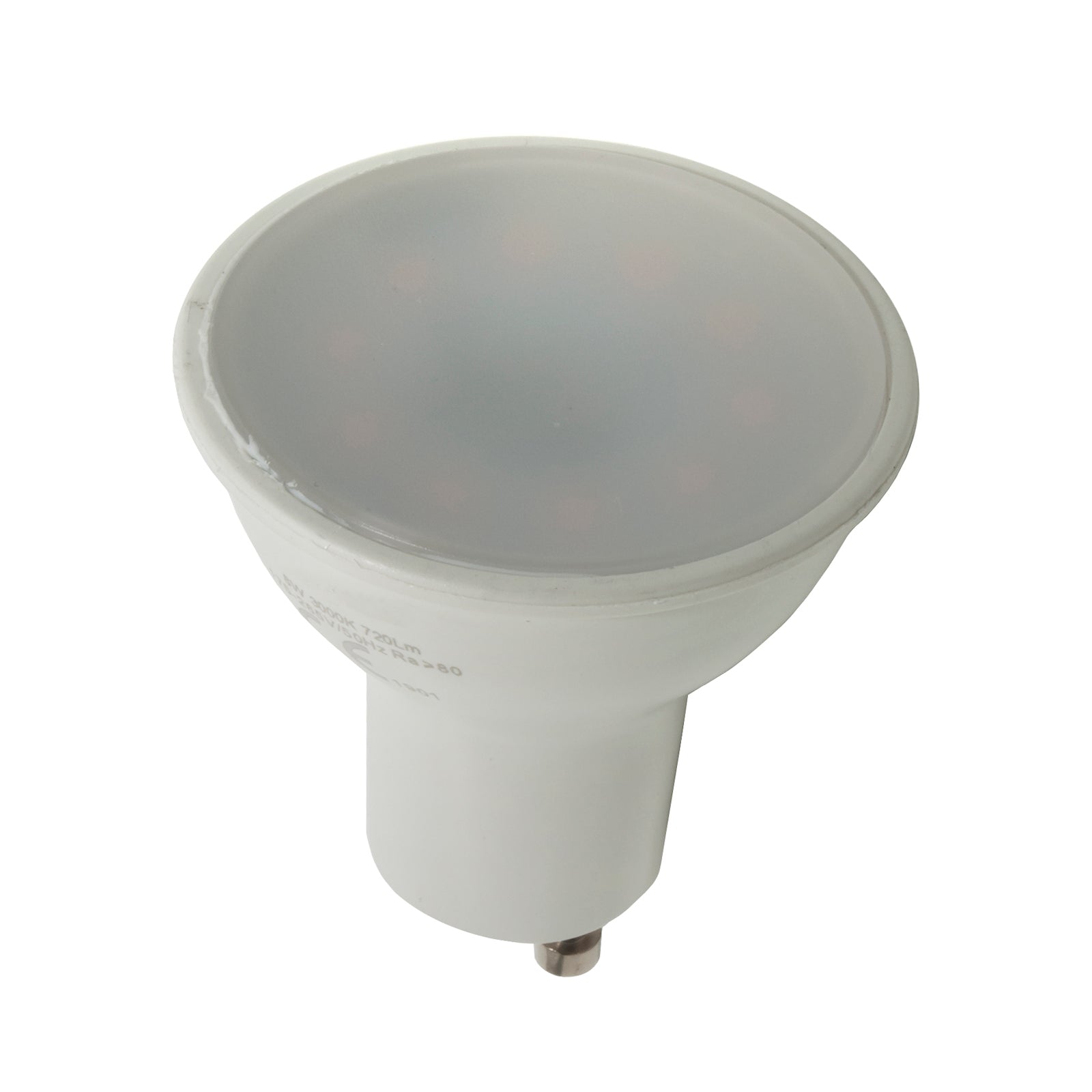 Faretto tondo retrocesso incasso foro 85mm lampada LED GU10 8W luci soffitto ingresso negozio vetrine 230V NERO 3000K