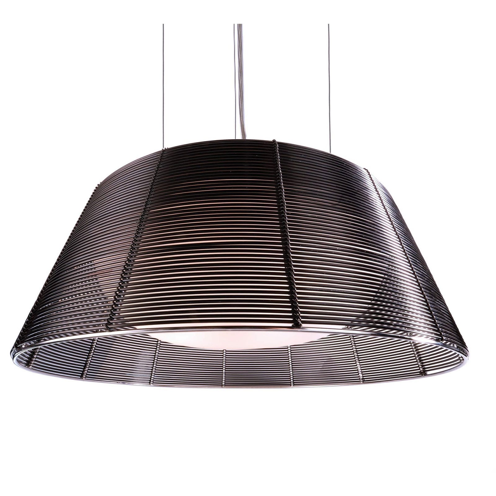 Lampadario metallo pendente moderno LED 3 attacchi E27 luce tavolo cucina bar pizzeria ristorante 230V NERO