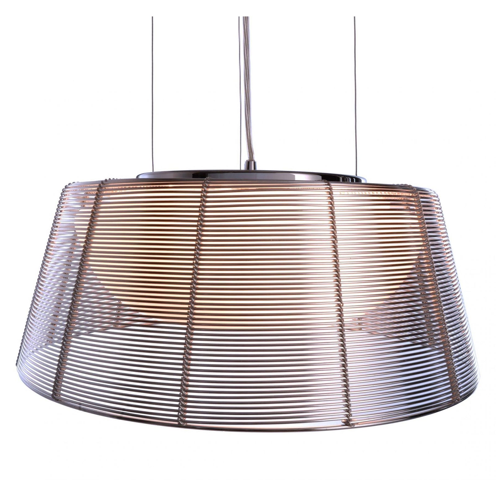 Lampadario metallo pendente moderno LED 3 attacchi E27 luce tavolo cucina bar pizzeria ristorante 230V SILVER