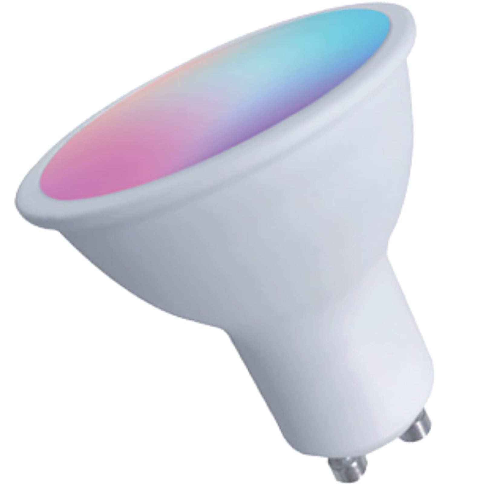 Lampadina LED 5W GU10 faretto intelligente WiFi RGB multicolore CCT da 2700K a 6500K Alexa Google 230V