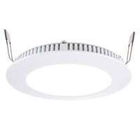 Faretto LED 6W pannello ultra slim lampada incasso luce diffusa ingresso foro 11cm 230V TONDO 6000K