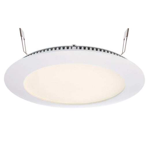 Faretto LED 12W pannello ultra slim incasso tondo luce diffusa negozio foro 15cm 230V TONDO 6000K