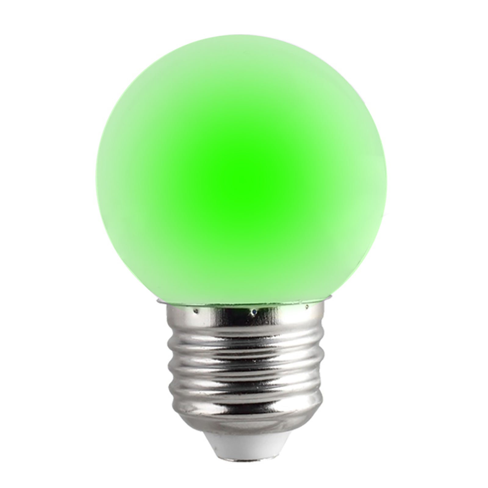 Lampadina LED E27 mini globo 230V lampada decorativa LUCE VERDE