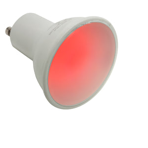 Lampada faretto 6W effetti di luce colorata lampadina led attacco GU10 220V COLORE ROSSO