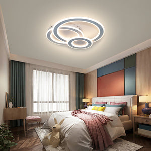 CANDY Plafoniera LED 105W CCT da 3000K a 6500K lampada moderna dimmerabile luce soffitto camera telecomando 8573lm 230V