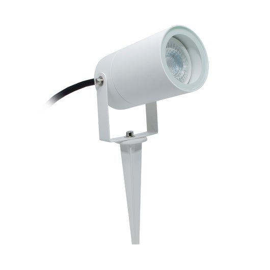 Faretto SPOT picchetto orientabile IP65 LED GU10 segnapassi impermeabile luci giardino alberi 230V COLORE BIANCO