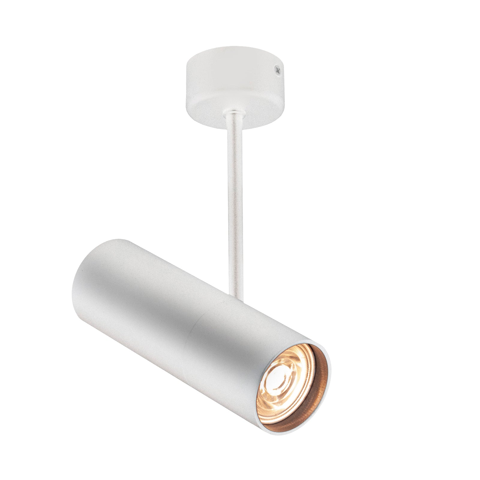 LUX Faretto LED moderno lampada GU10 staffa orientabile luce SPOT soffitto negozio vetrina quadri 230V COLORE BIANCO