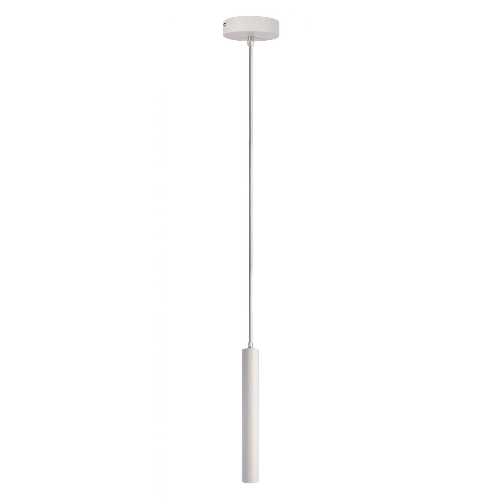 Lampada sospensione slim LED 5W pendente cilindro luce 3000K tavolo cucina bar ristorante RA90 230V NERO