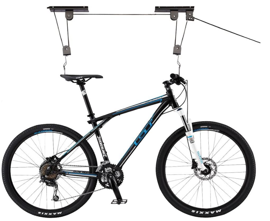 Supporto sollevatore di biciclette con meccanismo di blocco Silverline 20kg - Default Title