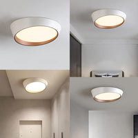 Plafoniera moderna LED 46W resa 360W lampada soffitto tonda ellisse cornice dorata luce ufficio salotto 230V 6000K