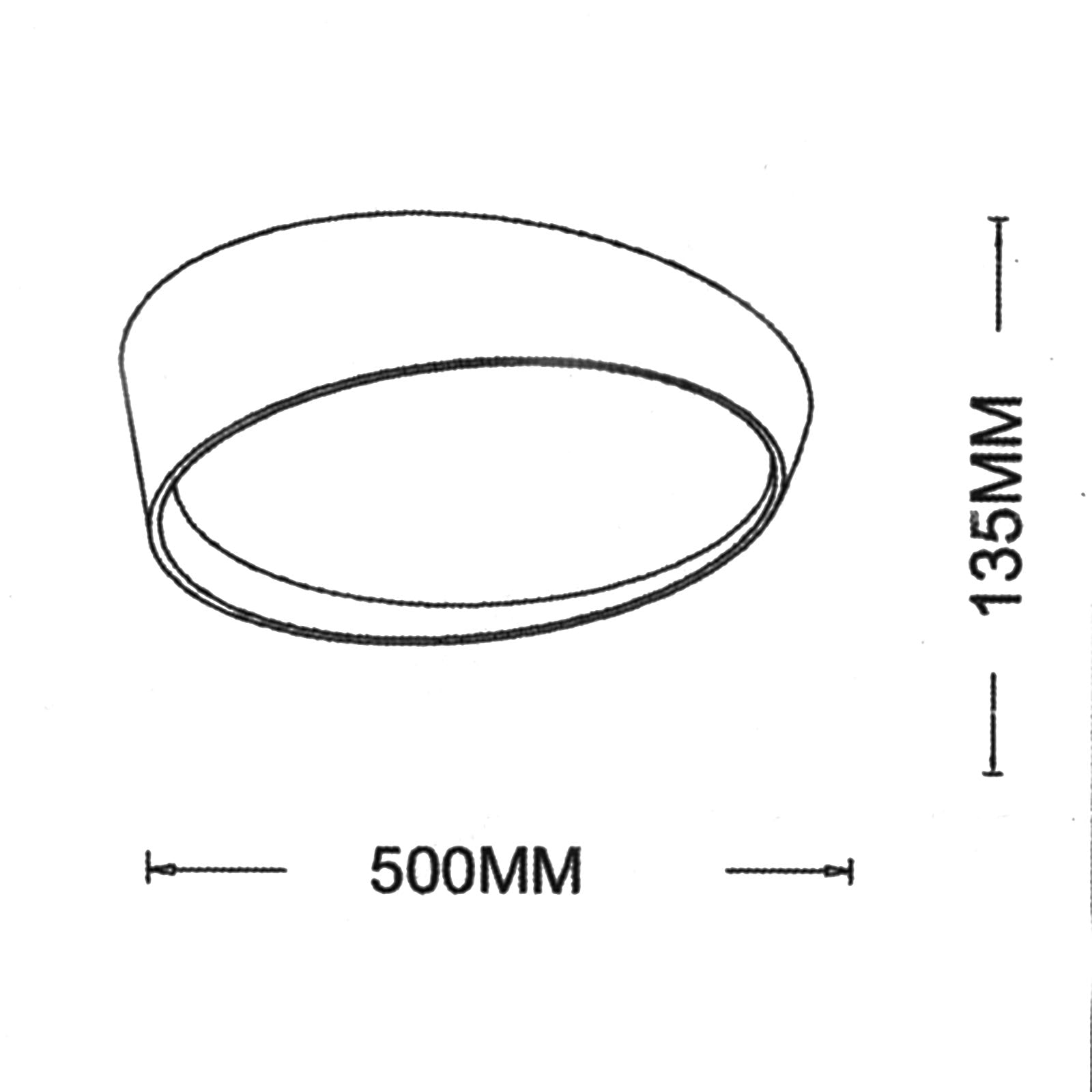 Plafoniera moderna LED 46W resa 360W lampada soffitto tonda ellisse cornice dorata luce ufficio salotto 230V 6000K