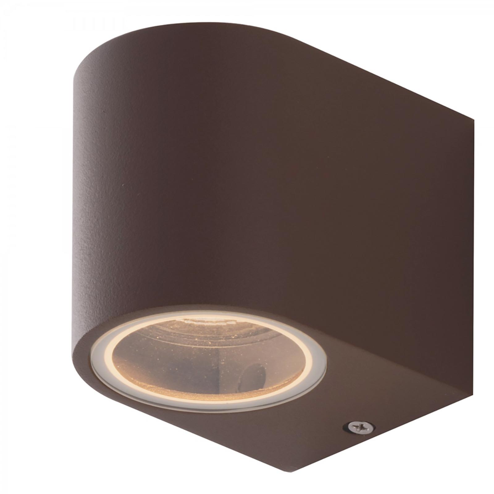 Applique LED GU10 lampada parete muro esterni luce ingresso balcone terrazzo porticati 230V IP44 / IP65 TONDO CORTEN