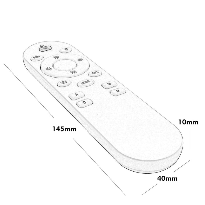 Telecomando CCT RF 2.4ghz 4 zone compatibile con faretti track magnetici controllo luci a distanza dimmerabile