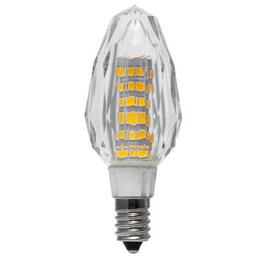 Lampadina LED candela E14 vetro cristallo lampada basso consumo attacco piccolo 7W resa 70W 700 lumen 230V LUCE 4000K