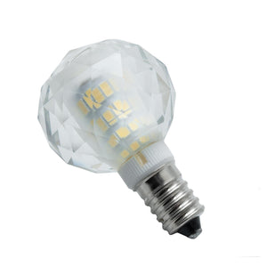 Lampadina LED globo E14 vetro cristallo lampada 6W resa 60W basso consumo attacco piccolo 600 lumen 230V LUCE 3000K