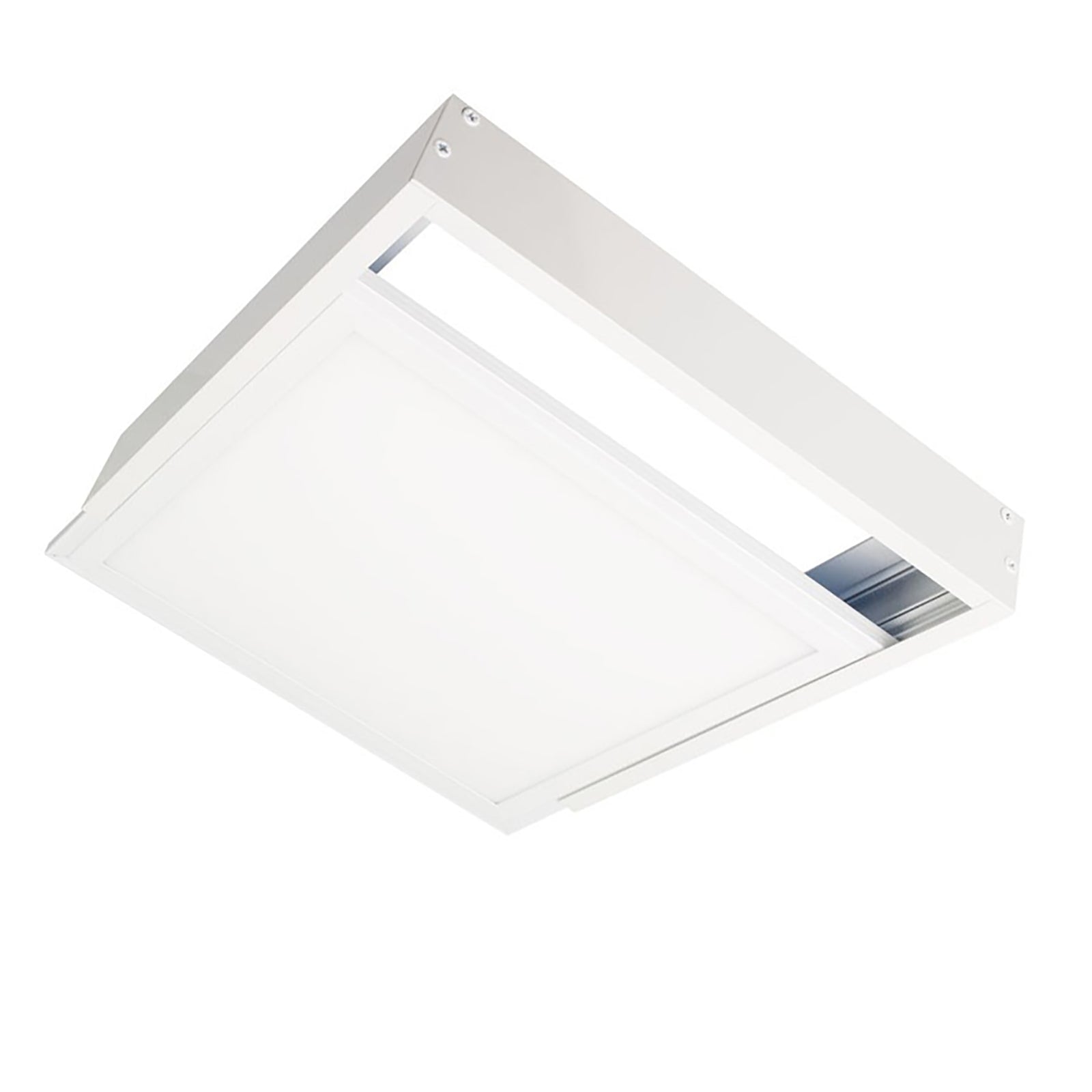 Plafoniera LED 94W RGB RGBW 24V cromoterapia dimmerabile lampada quadrata soffitto 62x62 luce negozio ufficio RGB+3000K