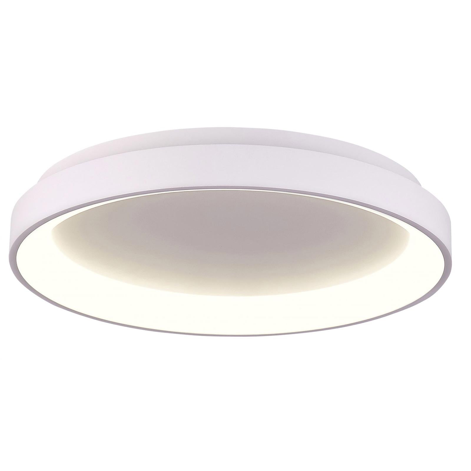 Plafoniera tonda LED Merope 600 CCT 42W 3000K 4000K luce soffitto lampada muro cucina ufficio 230V 58cm COLORE BIANCO