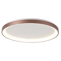 MEKAR 800 plafoniera rotonda LED 95W CCT 3000K 4000K lampada 80cm luce soffitto negozio salone 230V COLORE MARRONE