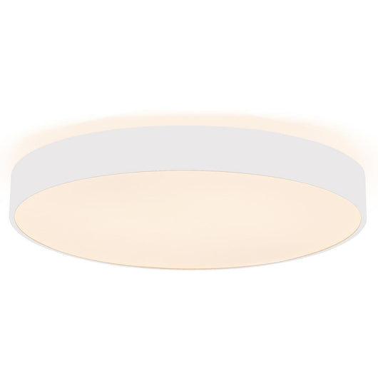 Plafoniera rotonda LED 95W CCT 3000K 4000K MENKAR 800 lampada 80cm luce soffitto negozio ufficio 230V COLORE BIANCO