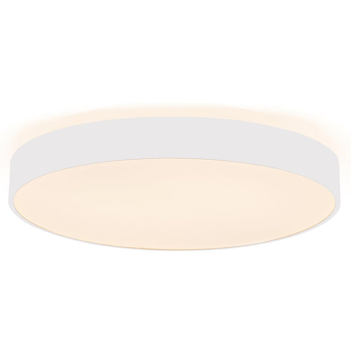 Plafoniera moderna tonda LED 65W MENKAR 600 CCT 3000K 4000K lampada soffitto parete per interni 60cm 230V COLORE BIANCO