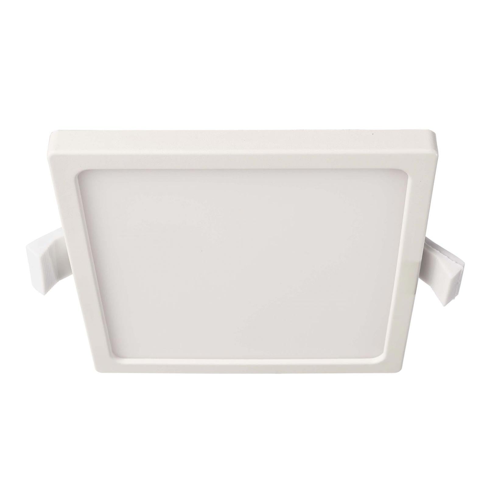 Alya Plafoniera quadrata faretto incasso LED 7W luce lampada soffitto corridoio ufficio negozio vetrina 230V LUCE 2700K