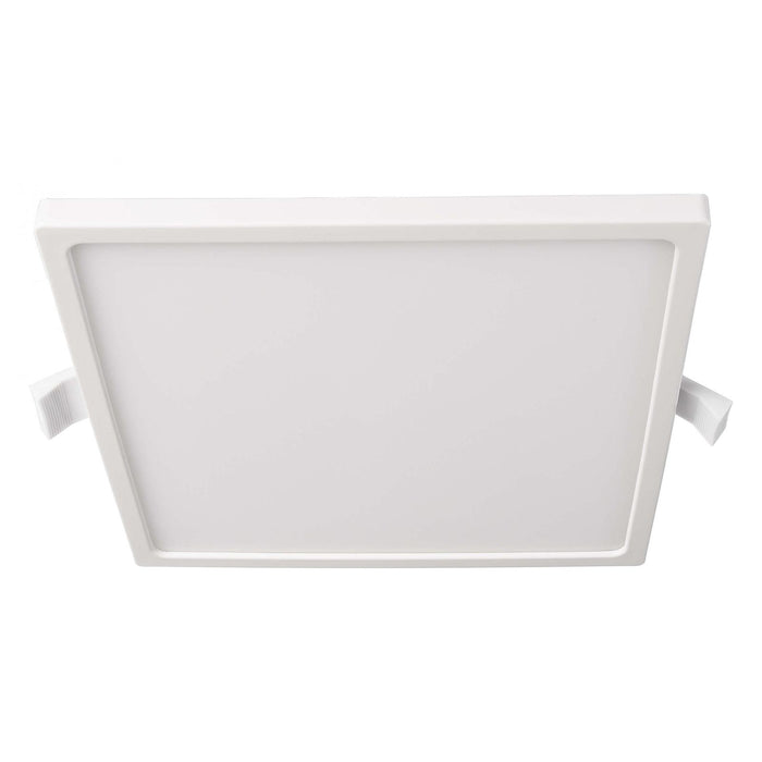 Alya Plafoniera quadrata incasso faretto moderno LED 12W pannello luce interni soffitto ufficio negozio 230V LUCE 2700K