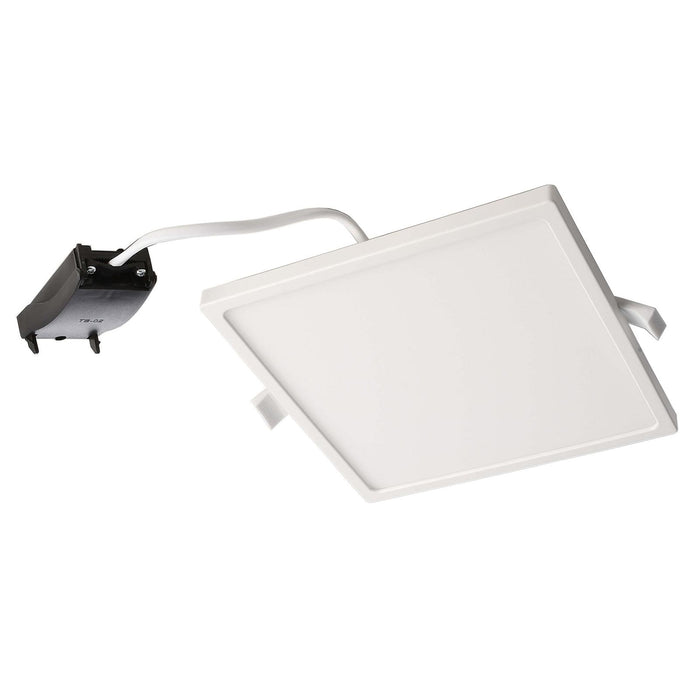 Alya Plafoniera quadrata incasso faretto moderno LED 12W pannello luce interni soffitto ufficio negozio 230V LUCE 3000K