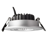 DIONE Faretto tondo orientabile SPOT LED COB 8W dimmerabile luce incasso SLIM soffitto cucina negozio 230V GRIGIO 3000K