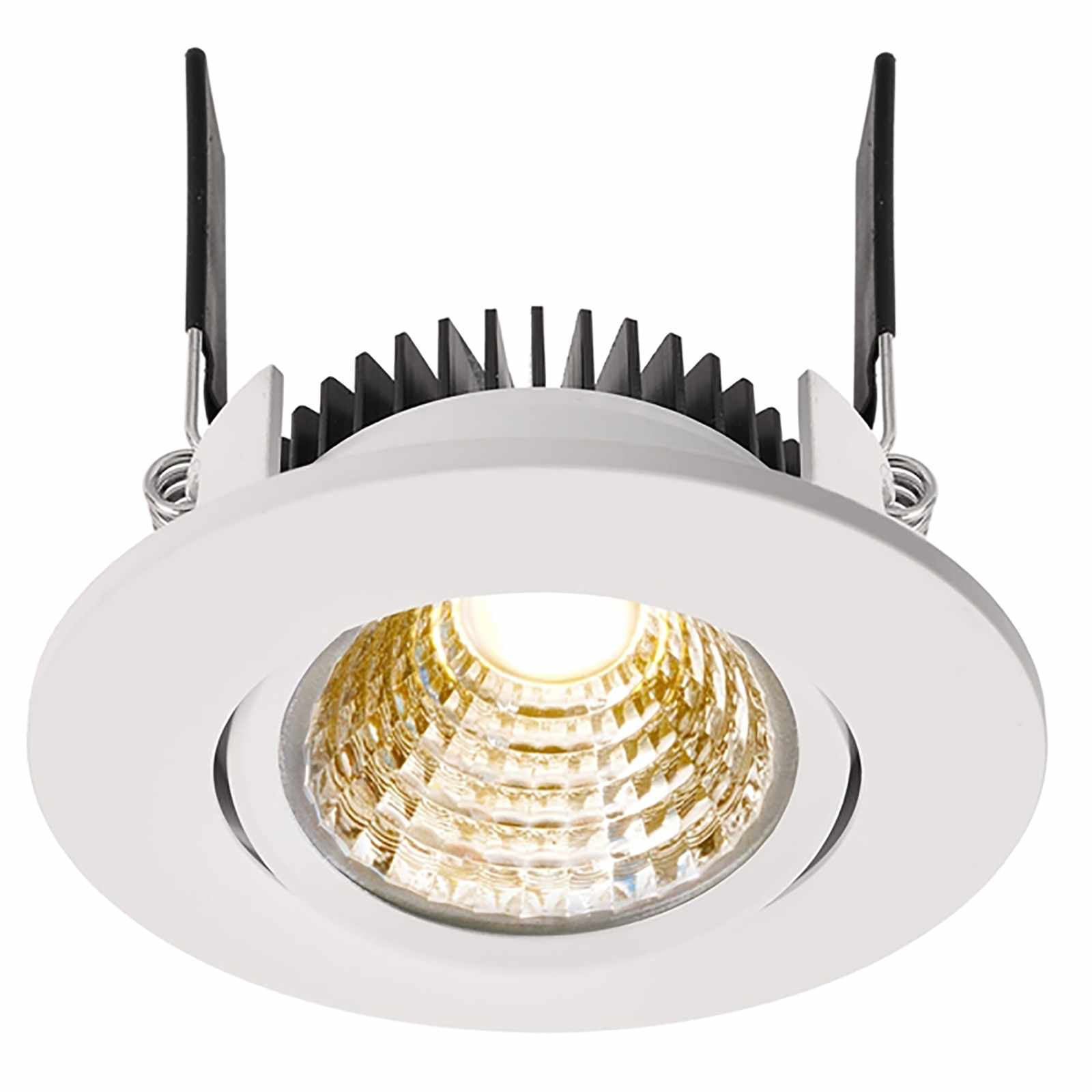 Faretto LED 9W orientabile incasso 70mm luce spot soffitto vetrine negozio 24V BIANCO 4000K