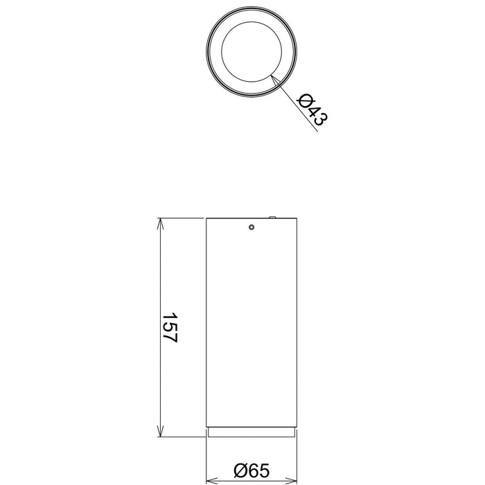 LUCEA DTW Faretto soffitto plafoniera LED 10W dimmerabile da 1800K a 2700K luce interni vetrina negozio cucina moderna RA90 NERO