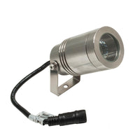 Mini faretto spot LED 24V IP68 RGB 4000K staffa orientabile 8W DMX RGBW luce colorata esterno giardino fontane laghetto