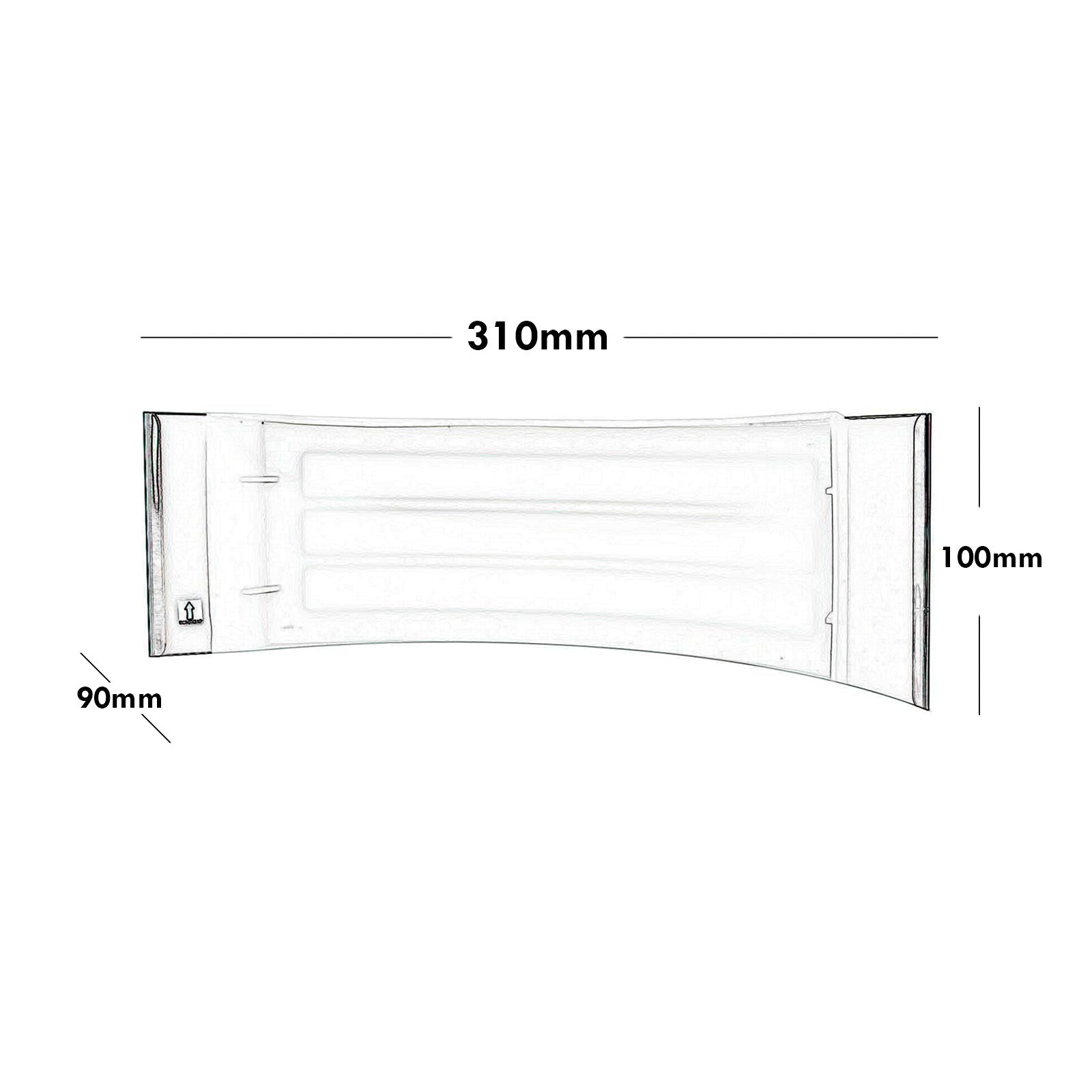 Applique LED da esterno lampada intercambiabile E27 luce moderna parete muro ingresso giardino cortile 230V