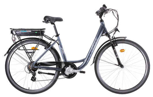 Bicicletta Elettrica City 28” 250W 7V a Pedalata Assistita Blu