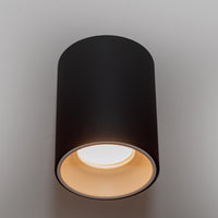 NIKOS plafoniera moderna faretto soffitto nero bianco GU10 LED luce bagno corridoio vetrina negozio bar 230V