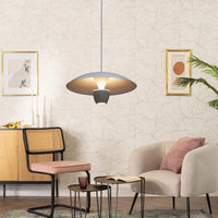 Lampadario moderno LED 11W pendente BIANCO lampada minimal industriale luce 3000K tavolo cucina 230V COLORE BIANCO