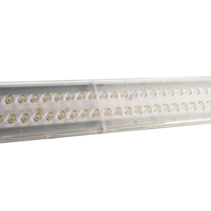 Faretto orientabile per binario trifase LED 50W 4000K barra 150cm luce negozio vetrina sala espositiva 230V BIANCO