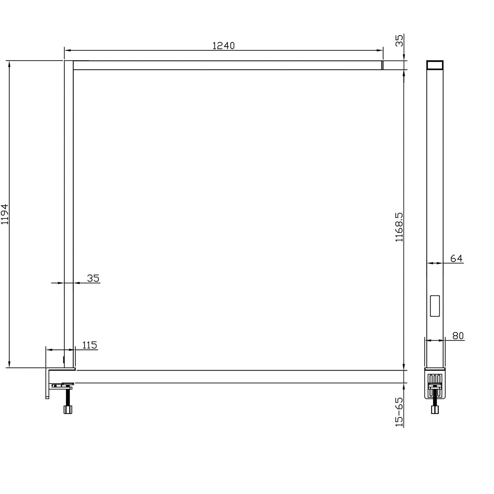 Lampada dimmerabile supporto scrivania LED 80W CCT da 2700K a 6500K luce indiretta sensore movimento touch 230V BIANCO