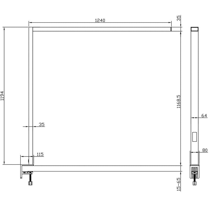 Lampada dimmerabile supporto scrivania LED 80W CCT da 2700K a 6500K luce indiretta sensore movimento touch 230V BIANCO