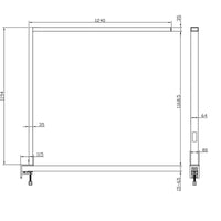 Lampada dimmerabile da tavolo con supporto LED 80W luce indiretta sensore movimento touch ufficio studio 230V BIANCO