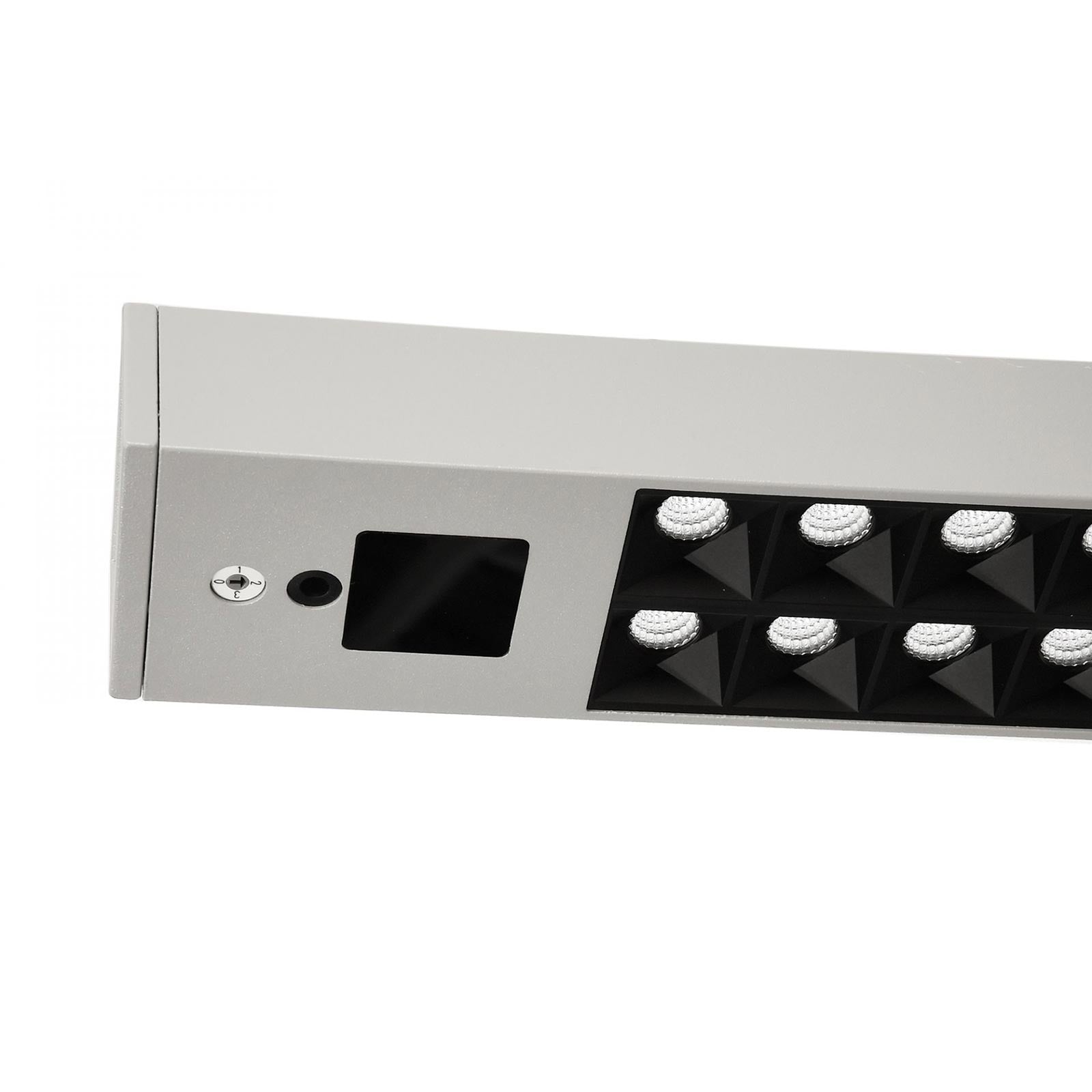 Lampada dimmerabile da tavolo con supporto LED 80W luce indiretta sensore movimento touch ufficio studio 230V GRIGIO