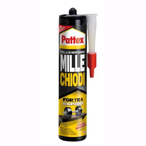 Adesivo Pattex Millechiodi Forte & Rapido - Cartuccia 400 Gr.