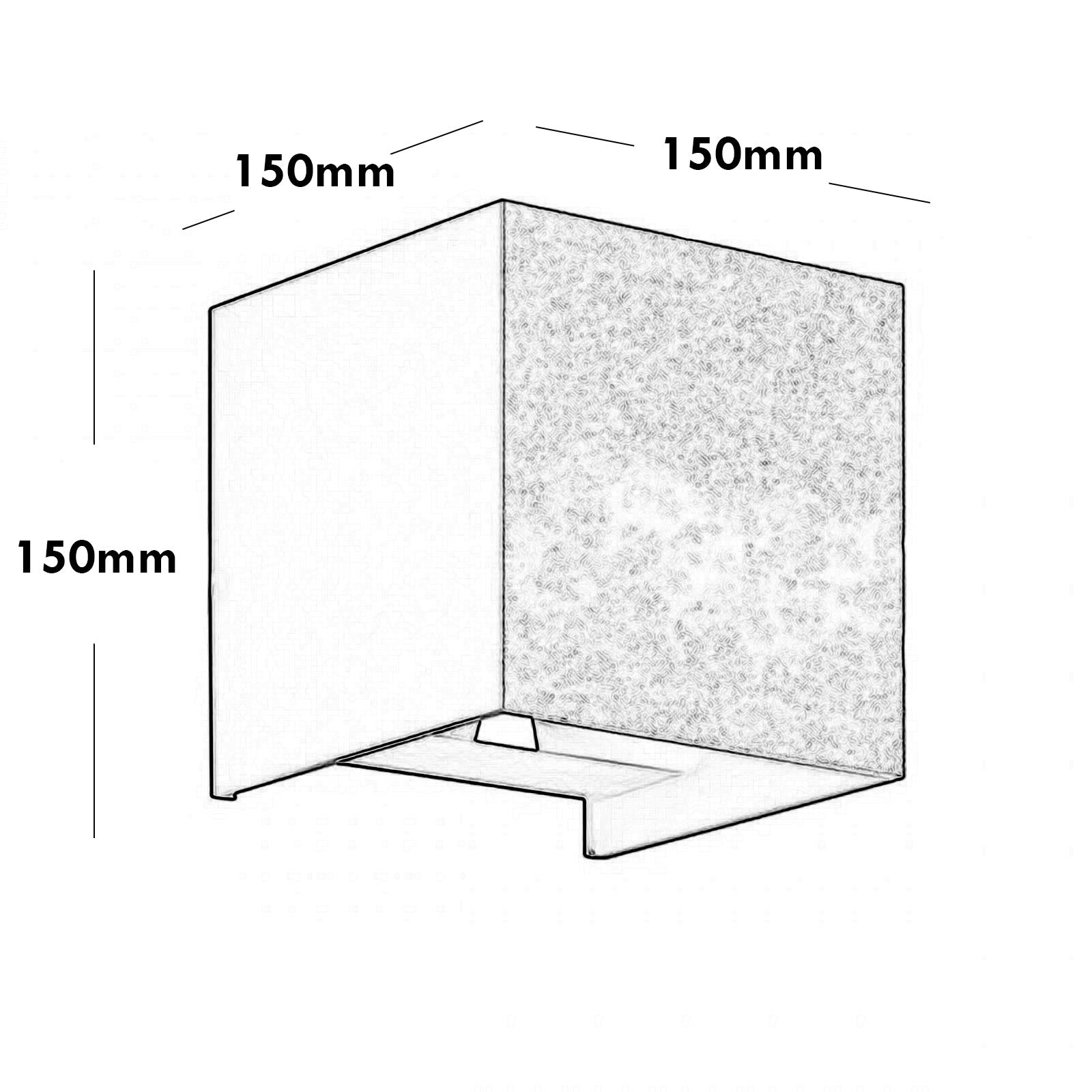 Applique cubo LED 40W doppio fascio luce per esterni IP65 lampada parete regolabile facciate 4000lm 230V BIANCO 3000K