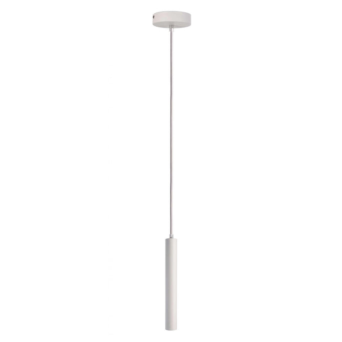 Lampada sospensione SLIM LED 5W pendente DIMMERABILE cilindro luce sospesa 2700K tavolo cucina bar RA90 230V BIANCO