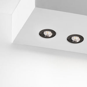 Faretto tondo orientabile LED 6W dimmerabile moderno luce spot incasso 7cm soffitto cucina vetrine 230V LUCE 2700K