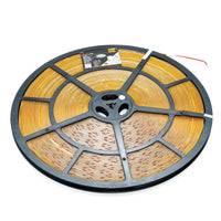 Tira LED Flexible LINEAL COB 24V luz continua lama 12W/m perfiles barras 1080lm/m BOBINA 50 metros con conectores 3000K