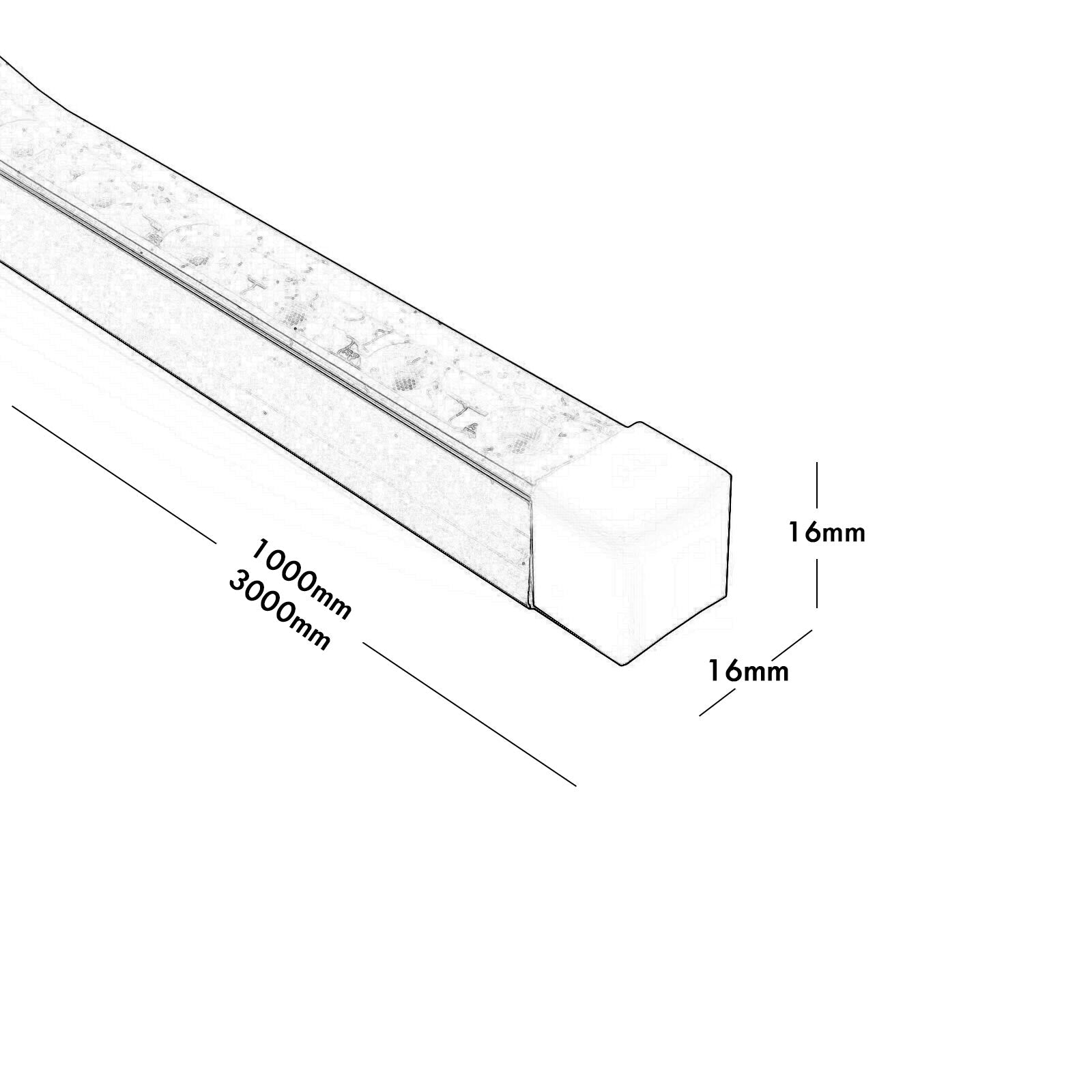 Wall Washer flessibile barra luminosa 24V IP67 striscia LED 24W / MT luce angolo 30 gradi esterni giardino facciata edifici barche 3 METRI 6000K