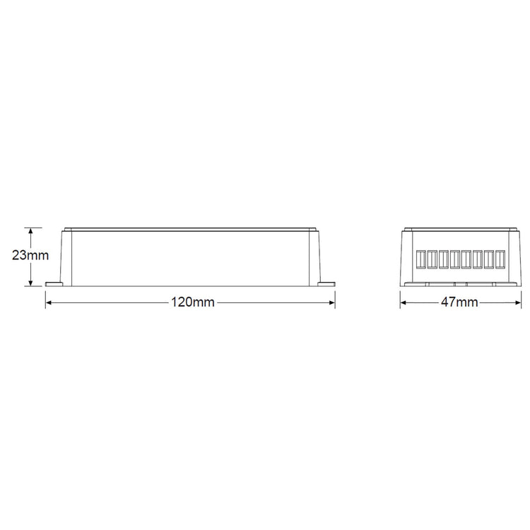 Centralina LED STARTER KIT controller RF ZIGBEE singol color CCT 5 in 1 controllo luci LED smart 12-48V PUSH DIMMER telecomando