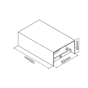 Applique murale LED 10W doppio fascio regolabile IP65 lampada bianca parete muro doppia emissione effetti luce giardino 230V 4000K