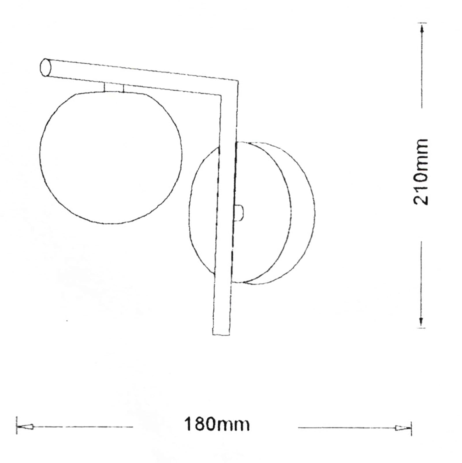 Applique da parete lampada decorativa moderna G9 paralume vetro elegante luce ingresso soggiorno camera da letto 230V